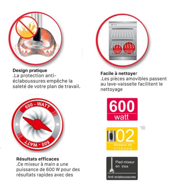 Robuste Mixeur BMI600